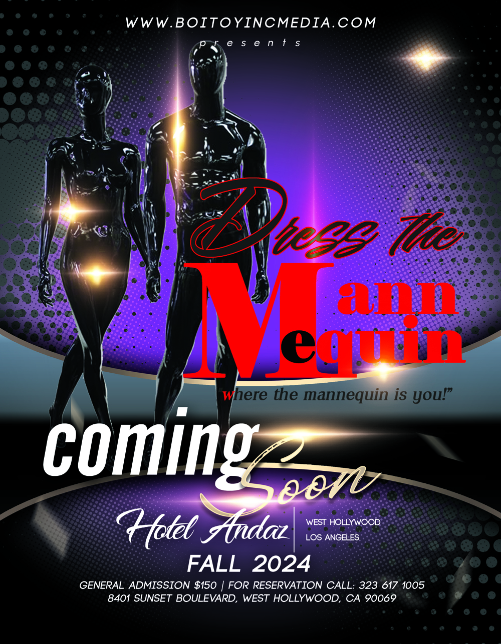 Dress the Mannequin Flyer